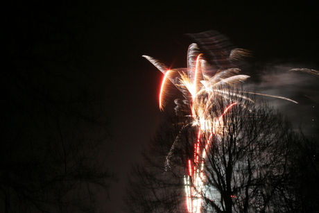 vuurwerk op schier