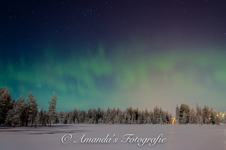 Aurora borealis in Fins-Lapland