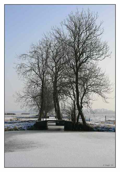 lastig onder door schaatsen :)