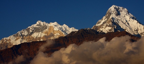 Annapurna avondlicht