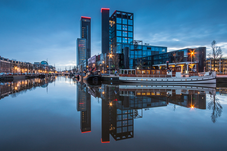 Blue hour Leeuwarden