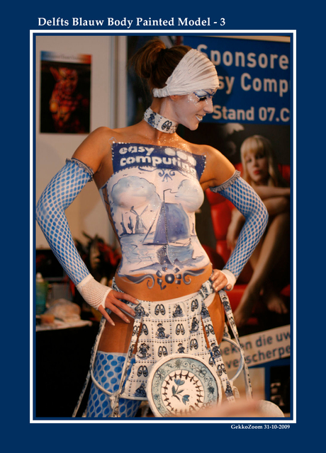 Delfts Blauw Body Painted Model - 3
