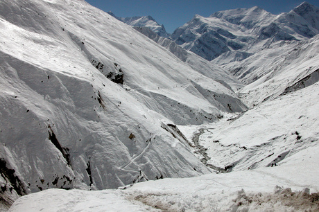 Annapurna Nepal sneeuw en ijs