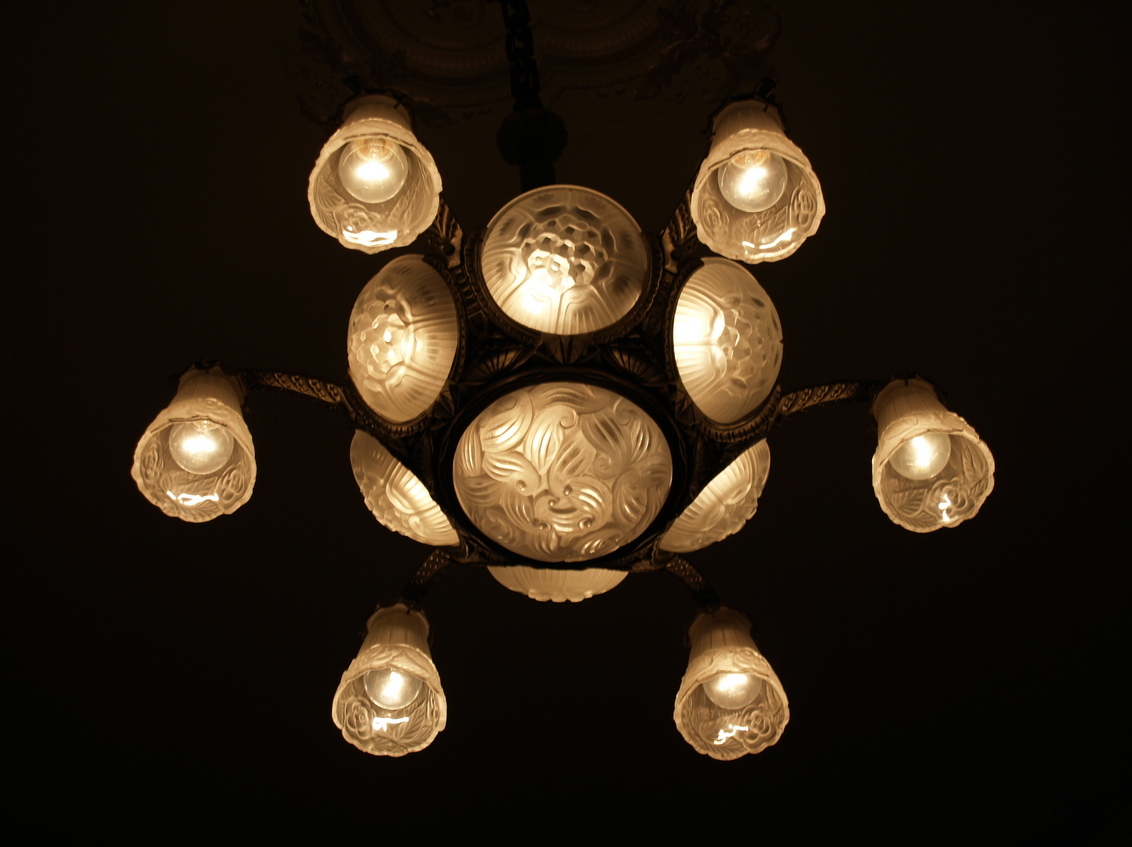 art nouveau hanglamp - van RoelHendrickx - Diversen -