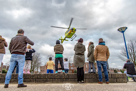 Traumaheli krijgt veel bekijks