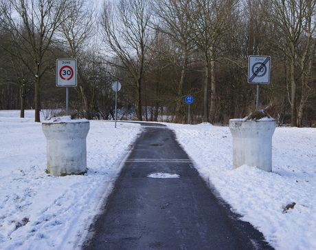 Winterfietstocht in Almere