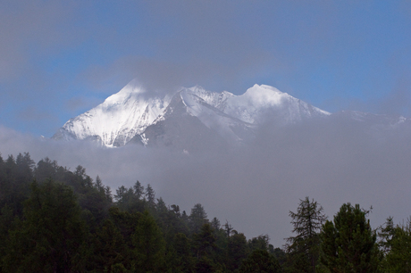 Mountain in the mist