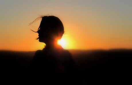 Sunset girl.