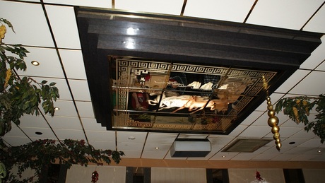 plafond foto bij de chinees tijdens de wok 2e kerstdag