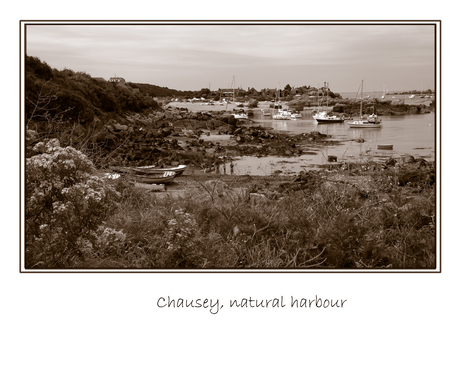 Chausey, natural harbour