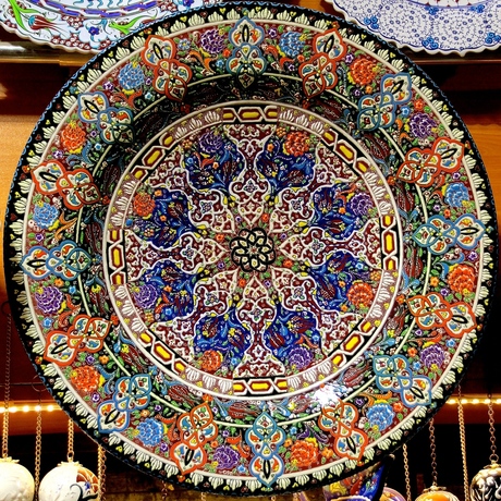 Turks aardewerkbord