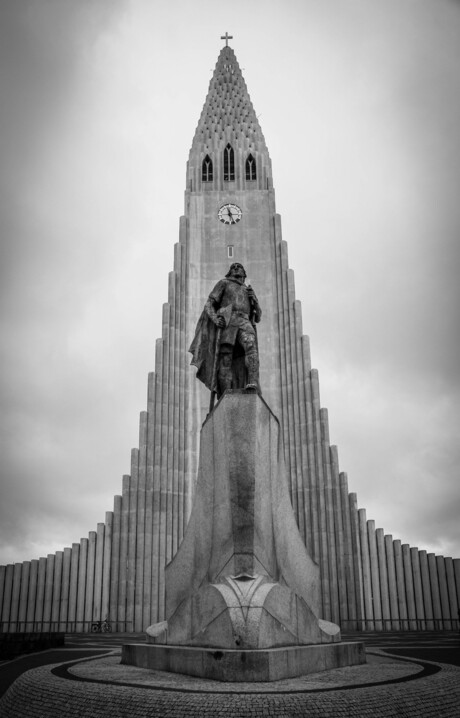 De kerk en de fiets