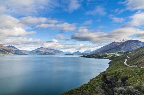 Meer bij Queenstown, NZ