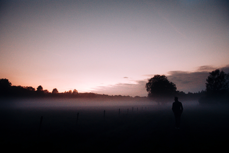 ''Man in the mist.''