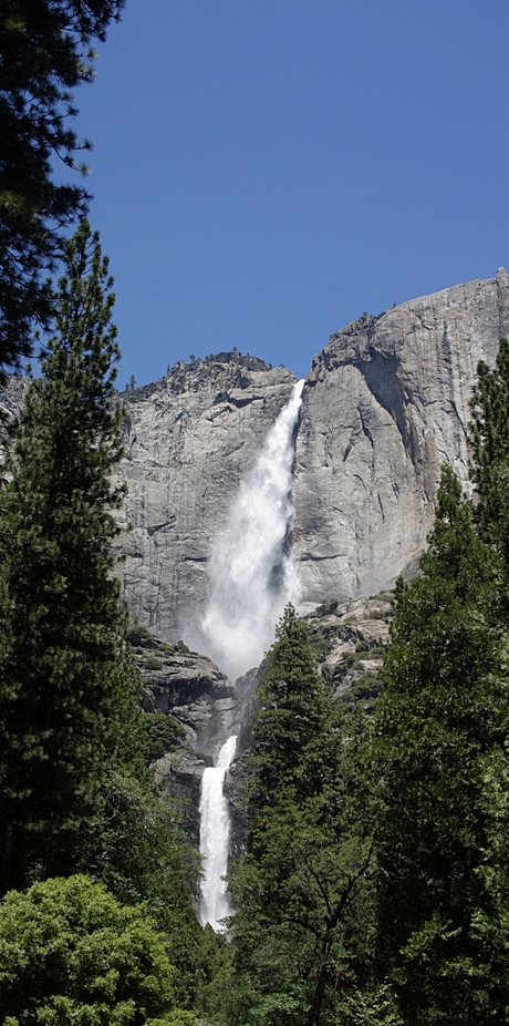 Upper and Lower Yosemite falls