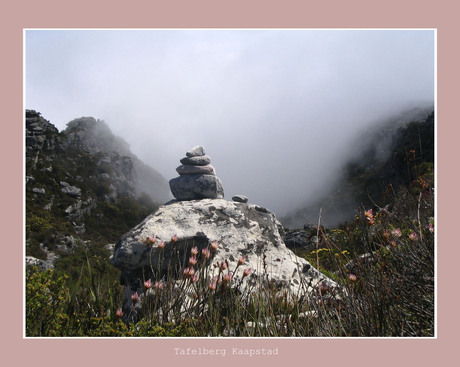 Misty table mountain