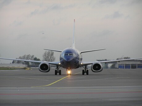 1st flight SkyEurope H-pier