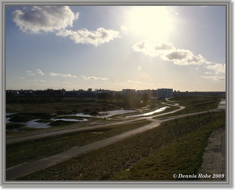 Zuidbroek in tegenlicht