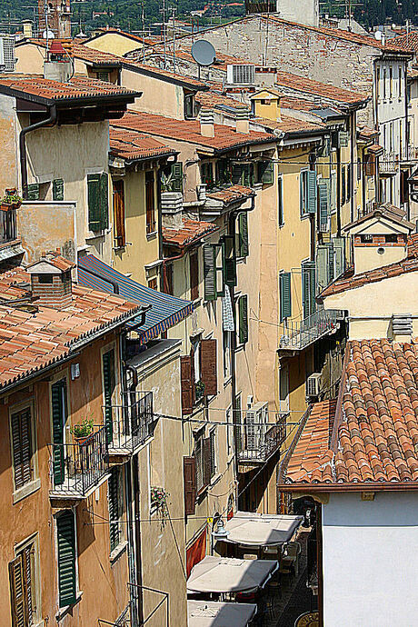 Straat in Verona