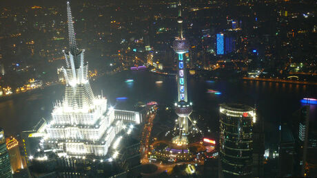 Shanghai bij nacht