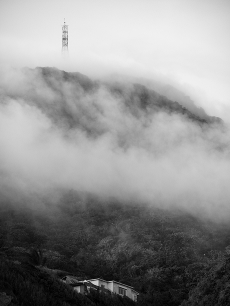 Mt. Scenery in de wolken