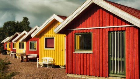 Zweedse Huisjes in Bornholm