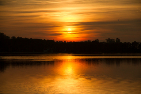 bovenwater zonsondergang