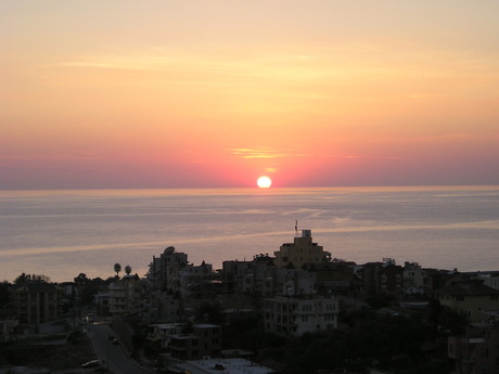 Zonsondergang in Alanya