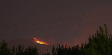 Etna by night