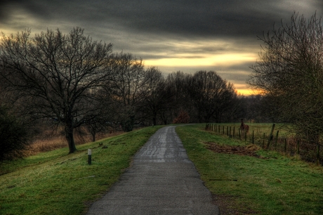 Fietspad richting Vught