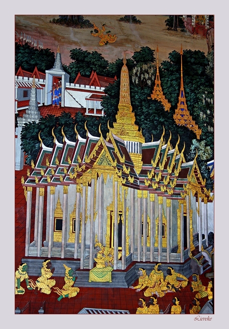 muurschildering Royal Temple