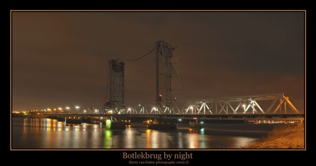 Botlekbrug by night (HDR panorama)