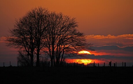 Zonsondergang in Maria Hoop