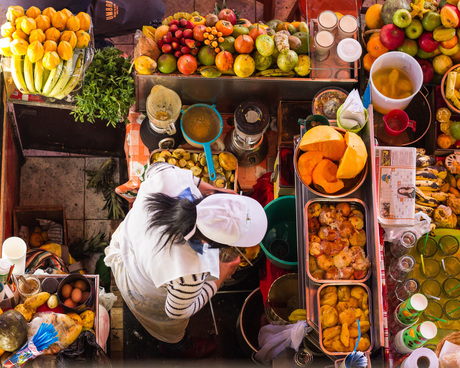 Fruitmarkt in Arequipa, Peru