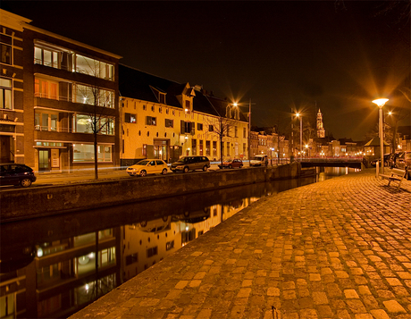 Groningen bij nacht