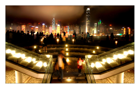 Hong Kong by nighttime