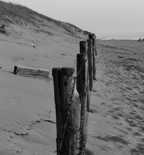 strand aan het begin van de lente