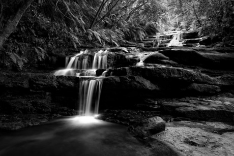 Waterval in de Blue Mountains