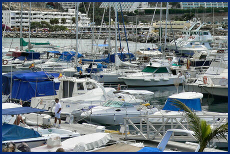 De haven in Puerto Rico