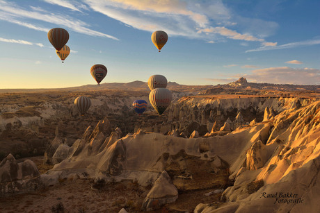 Luchtballonvaart Cappadocië