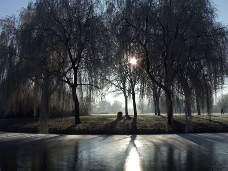 zon en sneeuw