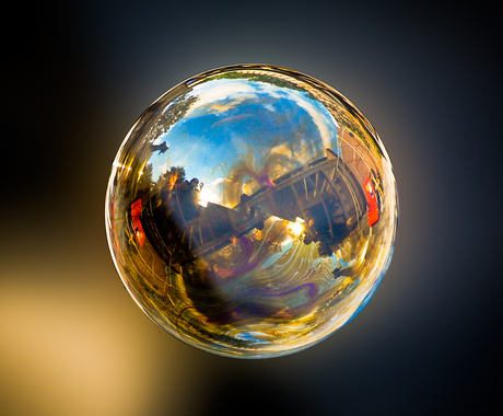 Bubble view of the world