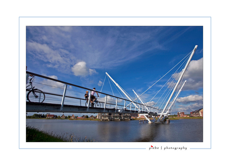 Fietsbrug in Joure