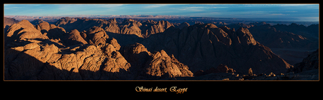 Sinai, Egypte Panorama