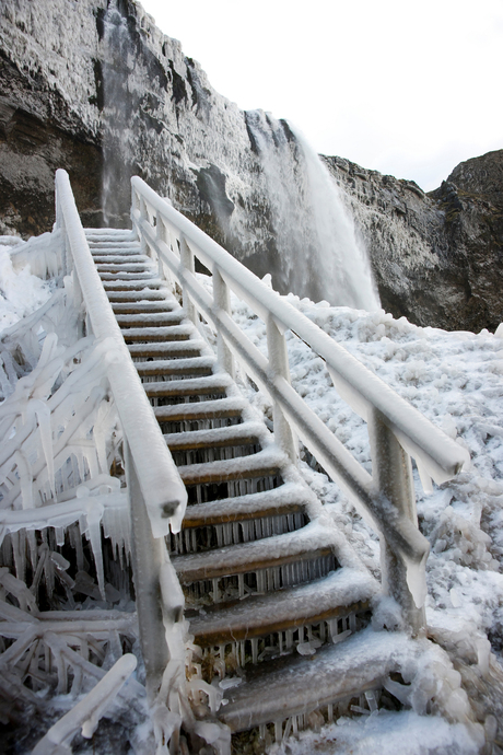Seljalandsfoss op IJsland