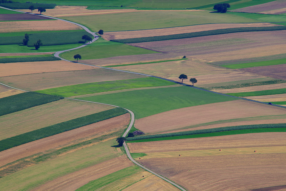 Patchwork fields - Vanaf grote hoogte heeft het landschap soms iets weg van een lappendeken. 

Locatie: Hohe Wand, Oostenrijk. - foto door Myreflections op 11-10-2016