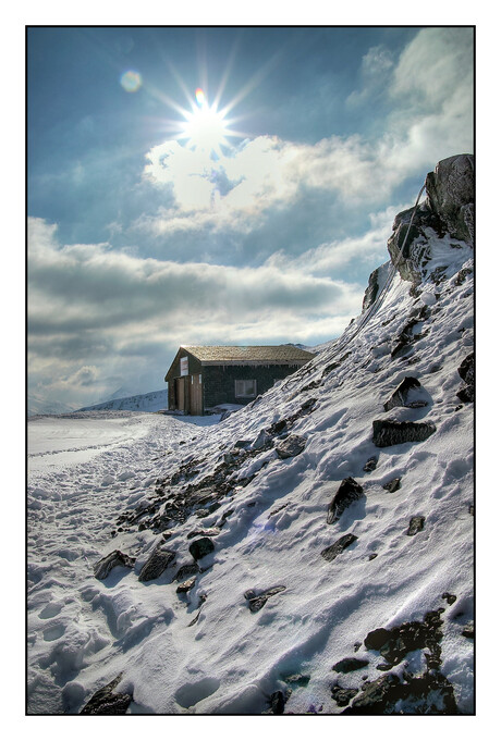 HDR in de sneeuw