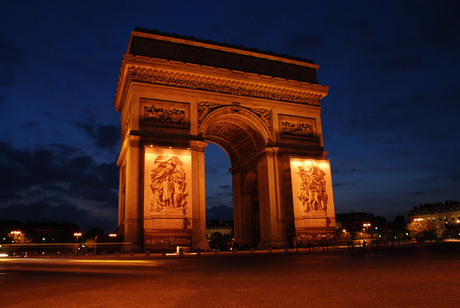 Arc de Triomphe ´s avonds