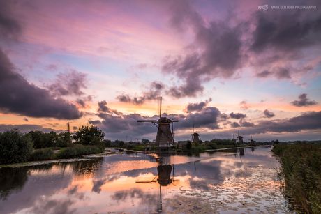 The colors of sunset - Kinderdijk