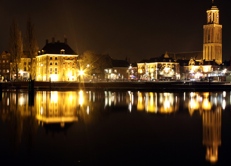 Zwolle bij nacht